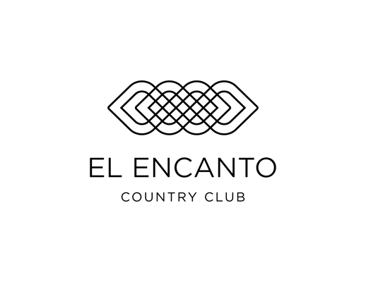 Logo El Encanto Country Club Negro PNG